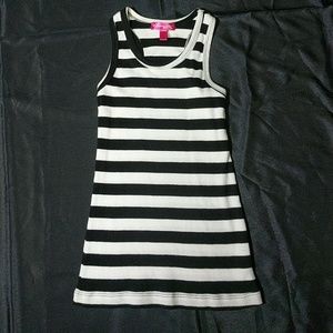 Black and white striped Tank top